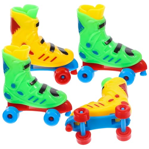 QUMIIRITY 2 Paar Finger Set Lifelike Finger Roller Skates für Entspannung und Fingerkoordination Farbige Fingerrollschuhe für DIY und Zufällige Farbe Zufällige Farbe von QUMIIRITY