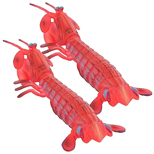 QUMIIRITY 2 STK künstliche Garnelen hühner kinderknallzeug Simulations-Garnelenmodell simulierte Garnelen Röhren für Aquarien Garnelen-Modell gefälschtes Garnelenmodell PVC rot QUMIIRITY 2 STK künstliche Garnelen hühner kinderknallzeug Simulations-Garnelenmodell simulierte Garnelen Röhren für Aquarien Garnelen-Modell gefälschtes Garnelenmodell PVC rot von QUMIIRITY