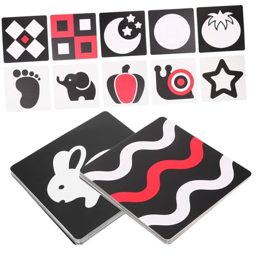 QUMIIRITY 2 Sätze 1 Monat altes Babyspielzeug -Spielzeugkarten sensorisches 3-6 Monate schwarz weiß babyspielzeug 0-3 Monate Karteikarten für Babys Papierkarte QUMIIRITY 2 Sätze 1 Monat altes Babyspielzeug -Spielzeugkarten sensorisches 3-6 Monate schwarz weiß babyspielzeug 0-3 Monate Karteikarten für Babys Papierkarte von QUMIIRITY