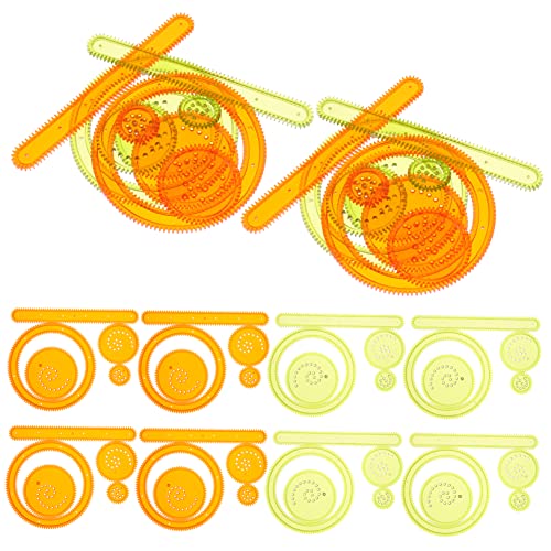 QUMIIRITY 2 Sätze DIY Zeichenwerkzeug Zeichnen Von Punkten Malpapier Zerkratzen Kreise Aus Papier Scrapbook-schablonen Kreis Papier Schmierpapier Schablonen Für Kunstzeitschriften Malset Pp von QUMIIRITY