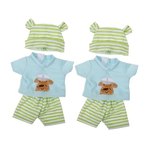 QUMIIRITY 2 Satz Puppenkleidung Baumwolle Sweatshirt Shorts für Puppen Weiche Detailreiche Spielkleidung zum Verkleiden Modische Outfits für Rollenspiel und Puppenmode von QUMIIRITY