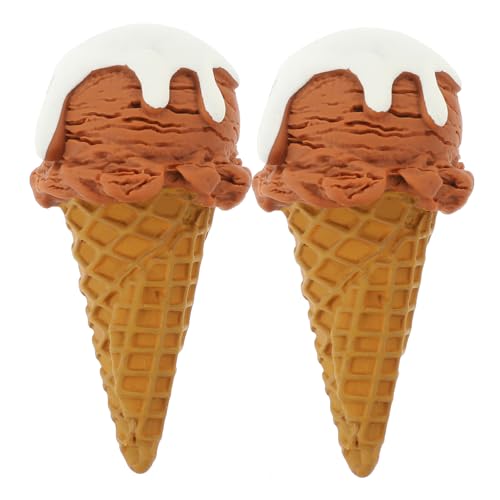 QUMIIRITY 2 Stück Eismodell künstlich Dessert-Display-Modelle Simulation Eiswaffel Gefälschtes Eistütenspielzeug Eisformen klein Eiscreme-Modellierfigur Eisspielzeug Harz QUMIIRITY 2 Stück Eismodell künstlich Dessert-Display-Modelle Simulation Eiswaffel Gefälschtes Eistütenspielzeug Eisformen klein Eiscreme-Modellierfigur Eisspielzeug Harz von QUMIIRITY