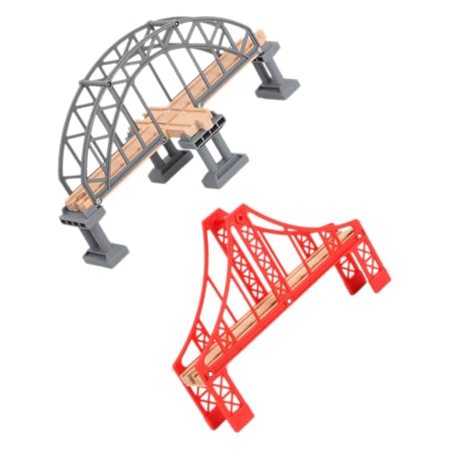 QUMIIRITY 2 Stück Gleiszubehör Zug Schiene Eisenbahn Bahngleis Brücke Landschaft Kreuzung Lernen DIY - Zugszenen-Layout-Requisite Modellbahn Zubehör Plastik QUMIIRITY 2 Stück Gleiszubehör Zug Schiene Eisenbahn Bahngleis Brücke Landschaft Kreuzung Lernen DIY - Zugszenen-Layout-Requisite Modellbahn Zubehör Plastik von QUMIIRITY