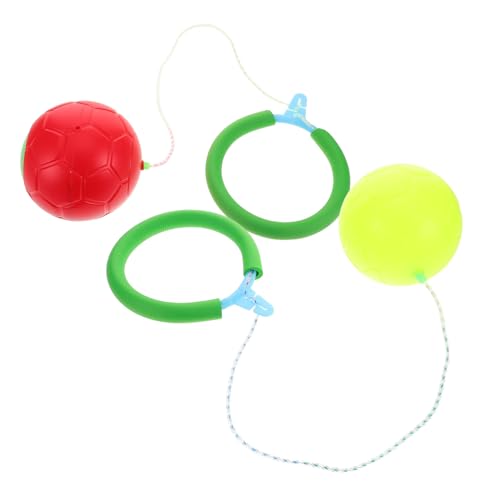 QUMIIRITY 2 Stück Knöchel-Skip-Ball: Für Kinder, Blinkender Springring, Fitness-Spielzeug, Einfach Zu Verwendendes Outdoor-Indoor-übungsspiel Für Jungen Und Mädchen von QUMIIRITY