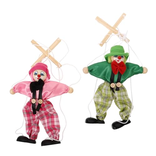 QUMIIRITY 2 Stück Marionetten für Kreative Schnurpuppen aus Holz für Drinnen für Puppentheater und Eltern Junge Mädchen Aktivitäten Sicher und Langlebig QUMIIRITY 2 Stück Marionetten für Kreative Schnurpuppen aus Holz für Drinnen für Puppentheater und Eltern Junge Mädchen Aktivitäten Sicher und Langlebig von QUMIIRITY