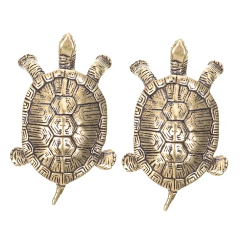 QUMIIRITY 2 Stück Messing Schildkröten Ornament Strand Thema Gartenstatue Schildkrötenfigur Messing Schildkrötenstatue Chinesische Artikel Garten Schildkrötenstatue QUMIIRITY 2 Stück Messing Schildkröten Ornament Strand Thema Gartenstatue Schildkrötenfigur Messing Schildkrötenstatue Chinesische Artikel Garten Schildkrötenstatue von QUMIIRITY