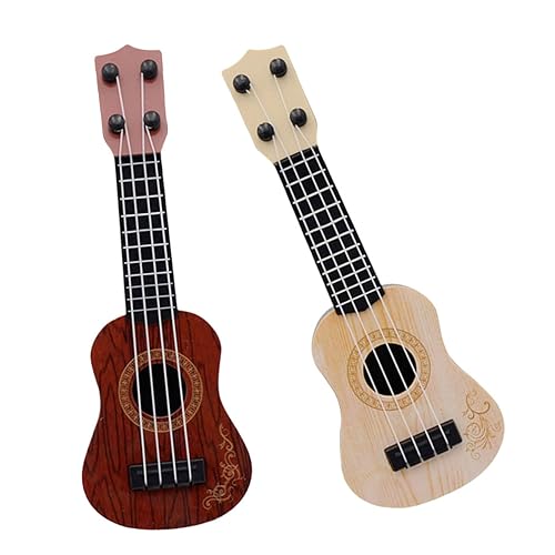 QUMIIRITY 2 Stück Mini Ukulele Für Imitationsgitarre Simulationsgitarre Ukulele Modell Gitarrenmodell Ukulele Für Die Früherziehung Ukulele Aus Kunststoff von QUMIIRITY