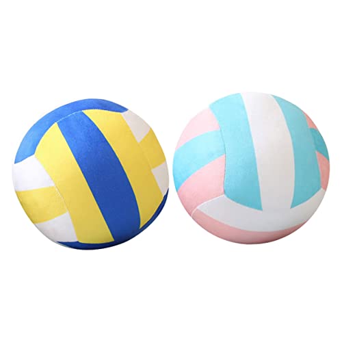 QUMIIRITY 2 Stück Plüsch Volleyball Dekoration für Weiche und Bequeme Spielzeuge für Zuhause Realistische Form für Sport und Kinderzimmer Deko QUMIIRITY 2 Stück Plüsch Volleyball Dekoration für Weiche und Bequeme Spielzeuge für Zuhause Realistische Form für Sport und Kinderzimmer Deko von QUMIIRITY