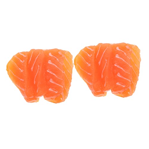 QUMIIRITY 2 Stück Simulation Lachs künstliche Fische hochzeitsdeko Lebensmittelpräsentation hohzeitdeko wohnungseinrichtung hausdeko Modell gefälschte Lachsscheiben falscher Lachs PVC QUMIIRITY 2 Stück Simulation Lachs künstliche Fische hochzeitsdeko Lebensmittelpräsentation hohzeitdeko wohnungseinrichtung hausdeko Modell gefälschte Lachsscheiben falscher Lachs PVC von QUMIIRITY
