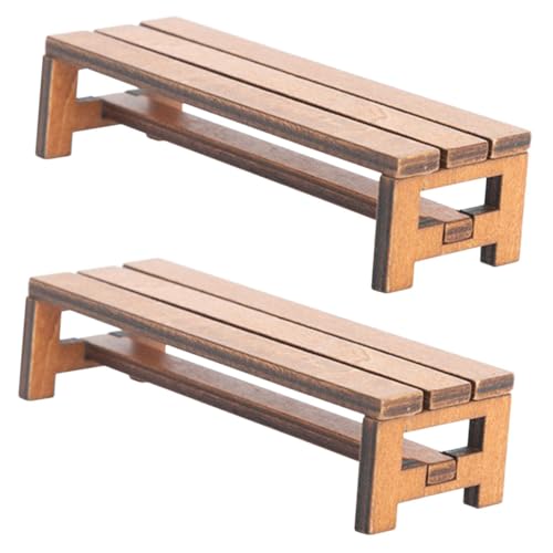 QUMIIRITY 2 Stück Teiliges Miniatur Holzbank für Puppenhäuser Dekorative Möbel für Miniaturhäuser und Mikro Landschaften Natürliche Holzoptik Leicht und Platzsparend QUMIIRITY 2 Stück Teiliges Miniatur Holzbank für Puppenhäuser Dekorative Möbel für Miniaturhäuser und Mikro Landschaften Natürliche Holzoptik Leicht und Platzsparend von QUMIIRITY