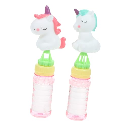 QUMIIRITY 2 Stück Tragbare Seifenblasenstäbe Für Lustige Seifenblasenmacher Bubble Zauberstab Partyartikel Für Seifenblasenmacher-Sticks Party-blasenstäbe PVC von QUMIIRITY