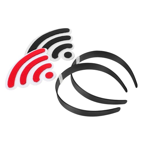 QUMIIRITY 2 Stück Wlan Haarband Lustiges Kostüm Zubehör für Halloween und Geburtstagsfeiern Foto Requisiten für Erwachsene von QUMIIRITY