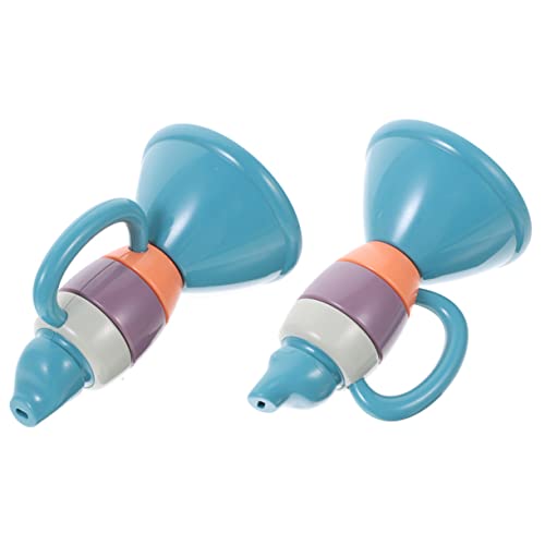QUMIIRITY 2 Stück kleine Kindertrompete kinderinstrumente musikinstrumente trompete blasinstrumente Instrument musikalische Trompete Mini-Trompete für Abs Blue QUMIIRITY 2 Stück kleine Kindertrompete kinderinstrumente musikinstrumente trompete blasinstrumente Instrument musikalische Trompete Mini-Trompete für Abs Blue von QUMIIRITY