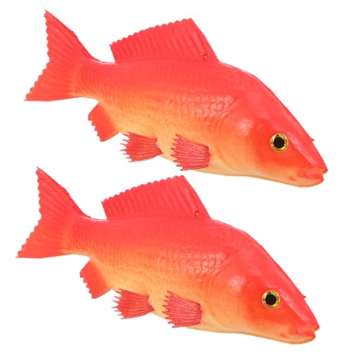 QUMIIRITY 2 Stück künstliche Fische wohnungsdeko Tiermodell mockin Kunstfisch Desktop-Fischdekoration Simulation realistischer Fischfiguren kleine Fischdekoration Fischfigurenmodell Pu rot QUMIIRITY 2 Stück künstliche Fische wohnungsdeko Tiermodell mockin Kunstfisch Desktop-Fischdekoration Simulation realistischer Fischfiguren kleine Fischdekoration Fischfigurenmodell Pu rot von QUMIIRITY