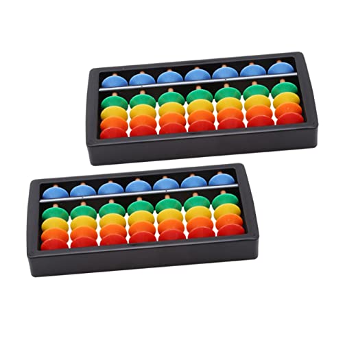 QUMIIRITY 2 Stücke Bunte Plastik Abakus Spielzeug Kinder Math Teach Tool Für Heimklasse von QUMIIRITY