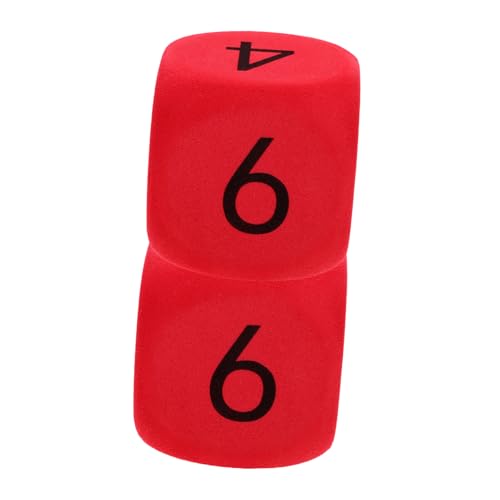 QUMIIRITY 6 cm Großes Riesiges Weiches Würfelset Nummerierte Weiche Schaumstoffwürfel Für Kinder Für Partys Im Klassenzimmer Und Lernsitzungen von QUMIIRITY