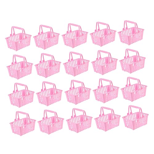 QUMIIRITY 20 Stück Mini-einkaufswagen Winzig -einkaufswagen Einkaufskorb Einkaufskorbspielzeug Für Einkaufskorb Lebensmittelgeschäft Klein Rosa Plastik QUMIIRITY 20 Stück Mini-einkaufswagen Winzig -einkaufswagen Einkaufskorb Einkaufskorbspielzeug Für Einkaufskorb Lebensmittelgeschäft Klein Rosa Plastik von QUMIIRITY