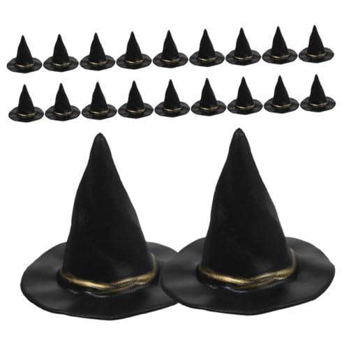 QUMIIRITY Miniatur-halloween-hexenhüte 20 Stück Miniatur-hut Bastelbedarf Schwarze Hexenhüte für Das Puppenhaus QUMIIRITY Miniatur-halloween-hexenhüte 20 Stück Miniatur-hut Bastelbedarf Schwarze Hexenhüte für Das Puppenhaus von QUMIIRITY