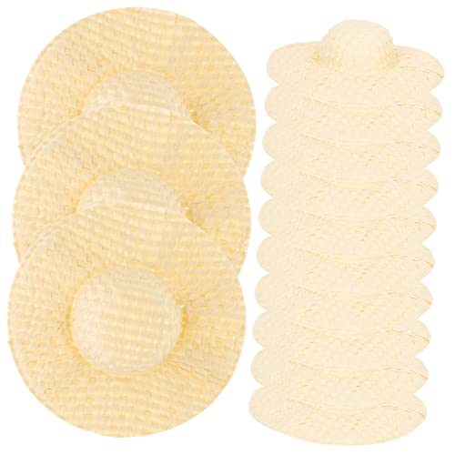 QUMIIRITY 20 Stück Papierhut Kleine Hüte Zum Basteln Bastelhut Weben Dekorativer DIY-Hut Hut Handwerk Mini-strickmütze Gewebtes Hutdekor Kleine Hüte Minihut Zum Basteln von QUMIIRITY