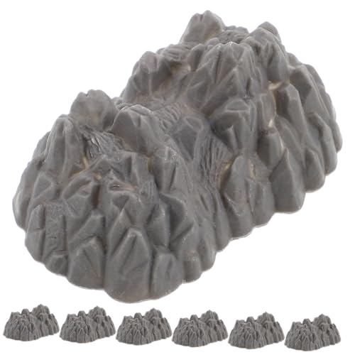 QUMIIRITY Realistische Mini Steingarten Statue 6 5 cm Kunststoff Simulation Landschaft Ornament Garten Zubehör Set von QUMIIRITY