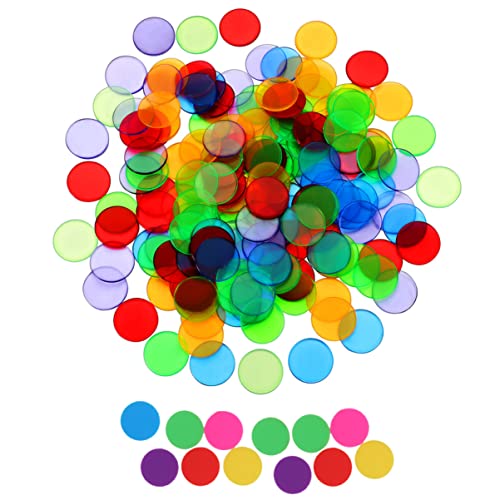 QUMIIRITY 200 Stück Bunte Zählchips Plastikspielmarken für Bingo und Lernspiele Transparent und Farbige Chips für Matheunterricht und Unterhaltung QUMIIRITY 200 Stück Bunte Zählchips Plastikspielmarken für Bingo und Lernspiele Transparent und Farbige Chips für Matheunterricht und Unterhaltung von QUMIIRITY