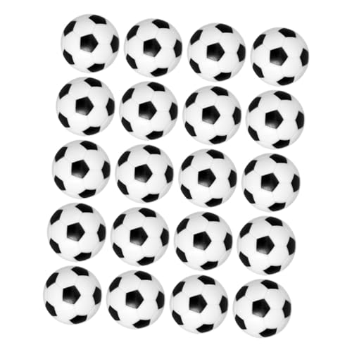 QUMIIRITY 32mm Tischfußball-ersatzset Schwarz Weiß Schreibtisch-spielzubehör von QUMIIRITY