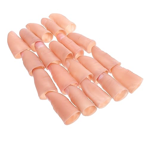 QUMIIRITY 20Stücke Finger Tipps Künstliche für Tricks Bühnenrequisiten für Streichspiele und Zaubershows für Langlebigen QUMIIRITY 20Stücke Finger Tipps Künstliche für Tricks Bühnenrequisiten für Streichspiele und Zaubershows für Langlebigen von QUMIIRITY