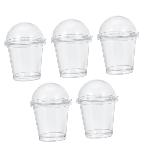 QUMIIRITY 20Stücke Mini Mousse Tasse Mini Wasserbecher Dekoration für Zubehör für Mini Häuser und Kreative Spielküchen Puppenhaus Deko von QUMIIRITY