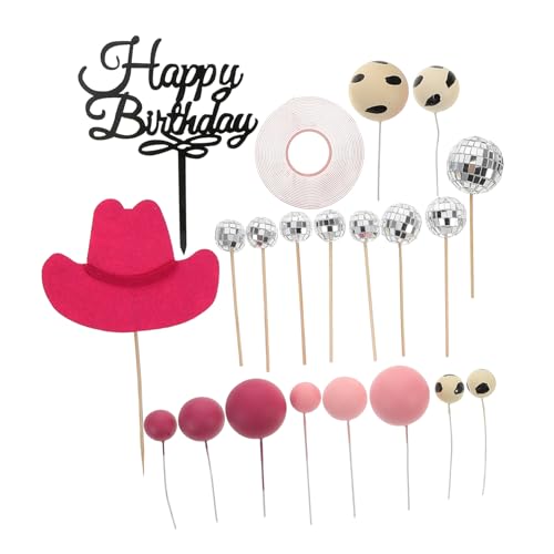 QUMIIRITY 21 Stück Teiliges Set Cowboy Hut Kuchen Dekorationen für Western Themenfeiern für Geburtstagsfeiern und Babypartys Sichere Materialien Stilvolle und Festliche QUMIIRITY 21 Stück Teiliges Set Cowboy Hut Kuchen Dekorationen für Western Themenfeiern für Geburtstagsfeiern und Babypartys Sichere Materialien Stilvolle und Festliche von QUMIIRITY