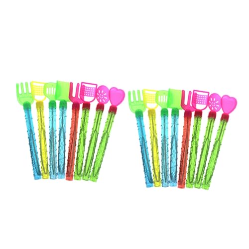 QUMIIRITY 24Stücke Seifenblasenstäbe Für Kreatives Sommer Für Drinnen Und Draußen Bunte Bubble Wands Für Unvergessliche Sommerfeste Und Partys von QUMIIRITY