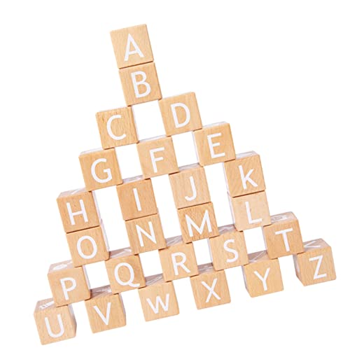 QUMIIRITY 26Stücke Teiliges Alphabet und Holzspielzeug für Blockstapelspielzeuge zur Frühen von Lernfähigkeiten Tragbar und Sicher für Kleinkinder für Kreatives QUMIIRITY 26Stücke Teiliges Alphabet und Holzspielzeug für Blockstapelspielzeuge zur Frühen von Lernfähigkeiten Tragbar und Sicher für Kleinkinder für Kreatives von QUMIIRITY