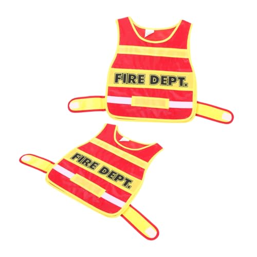QUMIIRITY 2stücke Mädchen Feuerwehr Kostüm Cosplay Weste Für Kleinkinder Rollenspiel Zubehör Für Kreative Und Vielseitig Für Partys Und Veranstaltungen QUMIIRITY 2stücke Mädchen Feuerwehr Kostüm Cosplay Weste Für Kleinkinder Rollenspiel Zubehör Für Kreative Und Vielseitig Für Partys Und Veranstaltungen von QUMIIRITY