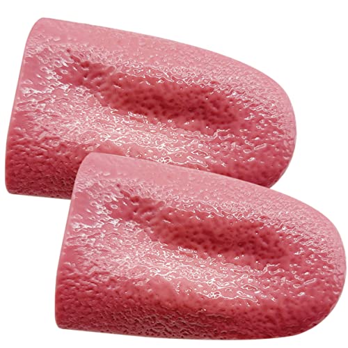 QUMIIRITY 2Stücke Flexible Fake Modelle Realistische Zungen Dekorationen Für Fasching Streiche Und Partys Zubehör Für Auftritte Und Scherze von QUMIIRITY