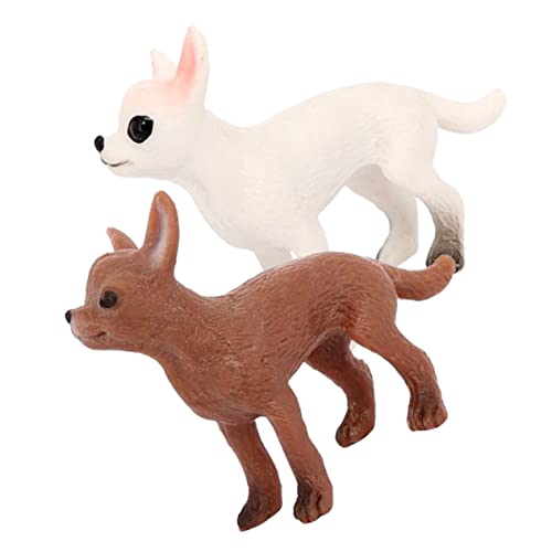 QUMIIRITY 2Stücke Mini Hundefiguren Realistische Chihuahua Modelle zur Dekoration für Detailreiche Hundestatuen für Geburtstagsfeiern und Zuhause Deko QUMIIRITY 2Stücke Mini Hundefiguren Realistische Chihuahua Modelle zur Dekoration für Detailreiche Hundestatuen für Geburtstagsfeiern und Zuhause Deko von QUMIIRITY