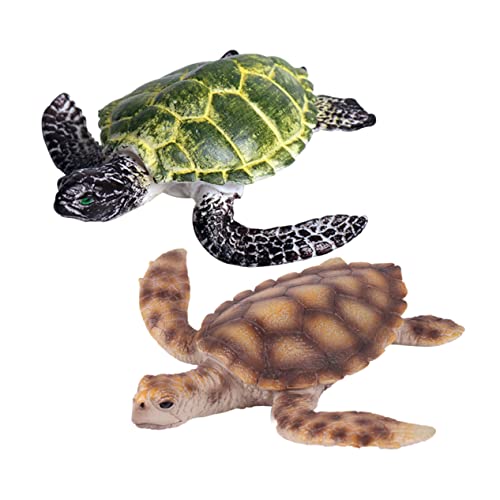 QUMIIRITY 2Stücke Schildkrötenfiguren Meerestiermodell für Realistische Meerestierpuppe Lernspielzeug und QUMIIRITY 2Stücke Schildkrötenfiguren Meerestiermodell für Realistische Meerestierpuppe Lernspielzeug und von QUMIIRITY
