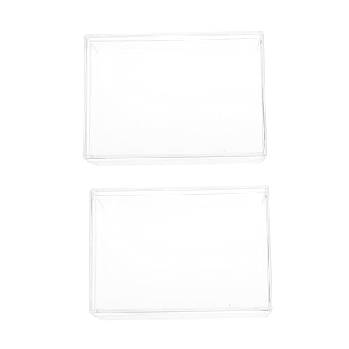 QUMIIRITY 2Stücke Transparente Poker Kartenboxen Praktische Aufbewahrung für Spielkarten Langlebiges Plastik für Unterwegs Karten Organizer für Einfache Handhabung QUMIIRITY 2Stücke Transparente Poker Kartenboxen Praktische Aufbewahrung für Spielkarten Langlebiges Plastik für Unterwegs Karten Organizer für Einfache Handhabung von QUMIIRITY