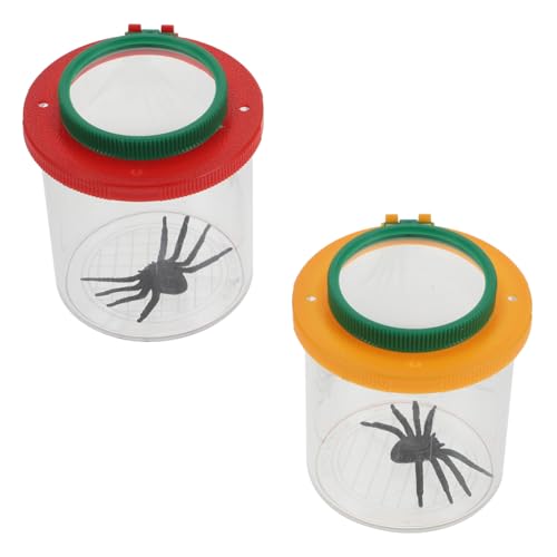 QUMIIRITY 2er-Box Beobachtungsbox Für Insekten Netz Zuschauer Überwachung Käfig Für Kinderbrille Leistungsstarkes Fernglas Fehlerbetrachter Mit Lupe Abs Umwelt Freundliche Kunststoff QUMIIRITY 2er-Box Beobachtungsbox Für Insekten Netz Zuschauer Überwachung Käfig Für Kinderbrille Leistungsstarkes Fernglas Fehlerbetrachter Mit Lupe Abs Umwelt Freundliche Kunststoff von QUMIIRITY