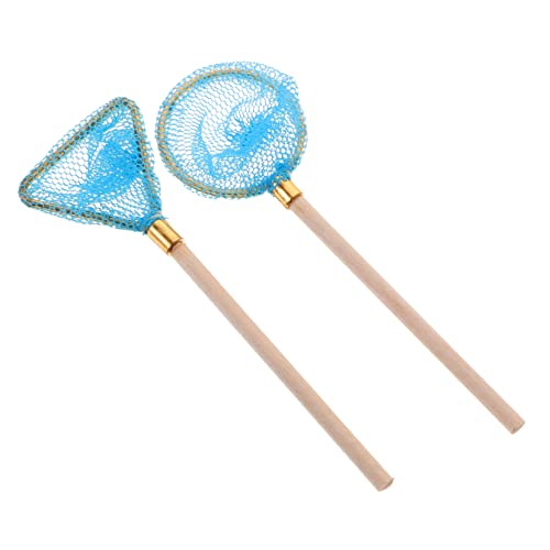 QUMIIRITY 2pcs Mini Fischerei Netto Miniatur Fangen Netz Miniaturhaus Kinder Kinder von QUMIIRITY