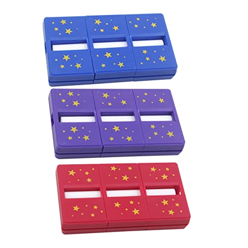 QUMIIRITY 3 Sätze Von Plastikschnitten Restour Stick Trick Requisiten Kinder Nahaufnahme Trick Performance Accessoires Zum Üben von QUMIIRITY
