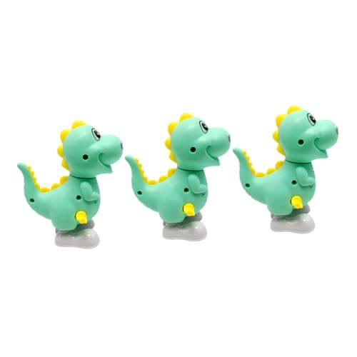QUMIIRITY 3 Stück Aufzieh Dinosaurier für Bunte Mechanische Tierfiguren für Spaß und Spiel Leicht und Tragbar für Dekoration und Unterhaltung Zufällige Farbe Zufällige Farbe von QUMIIRITY