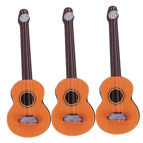 QUMIIRITY Mini-Gitarre Musikinstrumente-Set Puppenhaus Mini-Gitarre Für Dekoration von QUMIIRITY