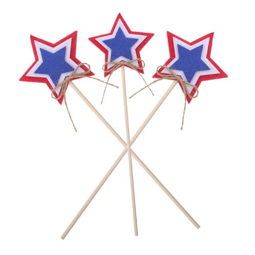 QUMIIRITY 3 Stück Independence Day Feenstäbe Handgemachte Dekoration für Feiertage Langlebig und Leicht für Festlichkeiten und Feierlichkeiten QUMIIRITY 3 Stück Independence Day Feenstäbe Handgemachte Dekoration für Feiertage Langlebig und Leicht für Festlichkeiten und Feierlichkeiten von QUMIIRITY