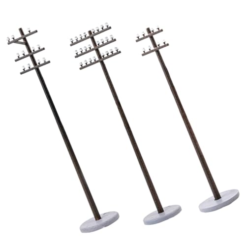 QUMIIRITY 3 Stück Mikro-Landschaftshof bürodeko bastelmaterial mini Scale stylingbã¼rsten bastel Material Planke Eisenbahnmodellzaun Mini-Telegrafenmast Miniatur-Telegrafenmastmodell Abs QUMIIRITY 3 Stück Mikro-Landschaftshof bürodeko bastelmaterial mini Scale stylingbã¼rsten bastel Material Planke Eisenbahnmodellzaun Mini-Telegrafenmast Miniatur-Telegrafenmastmodell Abs von QUMIIRITY