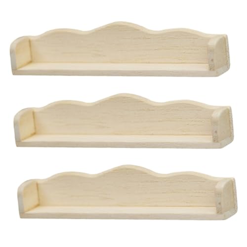 QUMIIRITY 3-teiliges Miniatur-puppenhaus-kit Wandregale Miniatur-bücherregal für Puppenhaus- Holz-Miniatur-möbel-zubehör QUMIIRITY 3-teiliges Miniatur-puppenhaus-kit Wandregale Miniatur-bücherregal für Puppenhaus- Holz-Miniatur-möbel-zubehör von QUMIIRITY