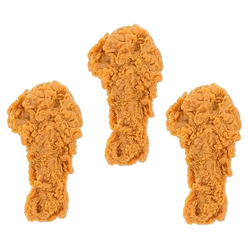 QUMIIRITY 3 Stück Simulation Brathähnchen Modell Simulation Drumstick-Modell Modell eines künstlichen Trommelstocks Trommelstockspielzeug für Simulierte Trommelstock-Hängedekoration QUMIIRITY 3 Stück Simulation Brathähnchen Modell Simulation Drumstick-Modell Modell eines künstlichen Trommelstocks Trommelstockspielzeug für Simulierte Trommelstock-Hängedekoration von QUMIIRITY
