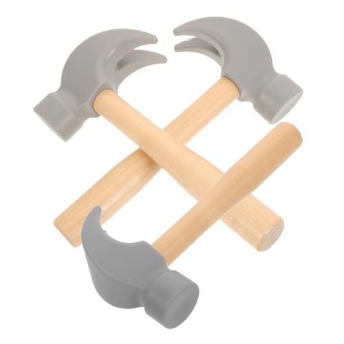 QUMIIRITY 3 Stück Teiliges Holzhammer für Kleinkinder Leichtes Glattes Montessori Schlag und Sensorikspielzeug Realistische Nachbildung Fördert Frühe Entwicklung für Geburtstagsfeiern und QUMIIRITY 3 Stück Teiliges Holzhammer für Kleinkinder Leichtes Glattes Montessori Schlag und Sensorikspielzeug Realistische Nachbildung Fördert Frühe Entwicklung für Geburtstagsfeiern und von QUMIIRITY