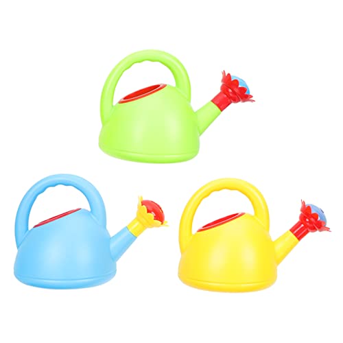 QUMIIRITY 3 Stück Teiliges Wasserblumentöpfe für Badespielzeug aus Kunststoff Farbenfrohe und Robuste Spritzkanne für Jungen und Mädchen für Baden und Spielspaß im Wasser von QUMIIRITY