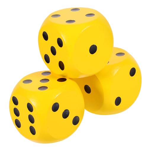 QUMIIRITY 3 Stück große Holzwürfel für holzspielzeug holzspielsachen Pub-Spiele spielewürfel spielwürfel Spiel Partyspiel Holzwürfel tragbare Holzwürfel hölzern Yellow QUMIIRITY 3 Stück große Holzwürfel für holzspielzeug holzspielsachen Pub-Spiele spielewürfel spielwürfel Spiel Partyspiel Holzwürfel tragbare Holzwürfel hölzern Yellow von QUMIIRITY