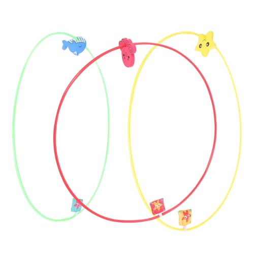 QUMIIRITY 3 Stücke Interessante Tauchen Ring Spielzeug Schwimmen Pool Tauchen Ausbildung Spielzeug Kinder Tauchen Spiel Thru Hoops von QUMIIRITY