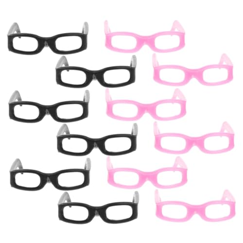 QUMIIRITY 30 Stück Puppen-verkleidungsbrillen-Requisiten, Mini-puppenbrillen, Mini-brillenmodelle von QUMIIRITY